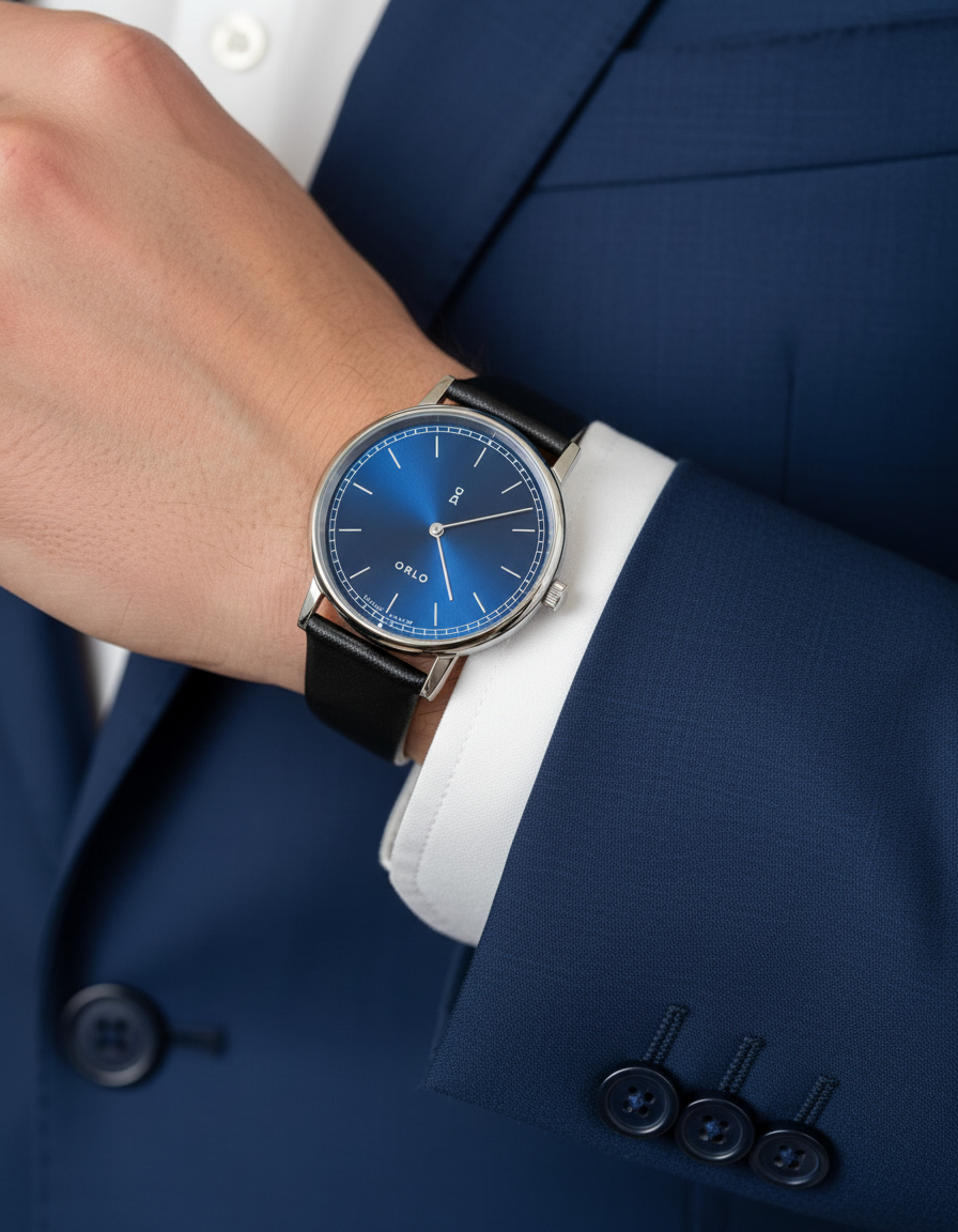 Copenhagen Silver Midnight Blue