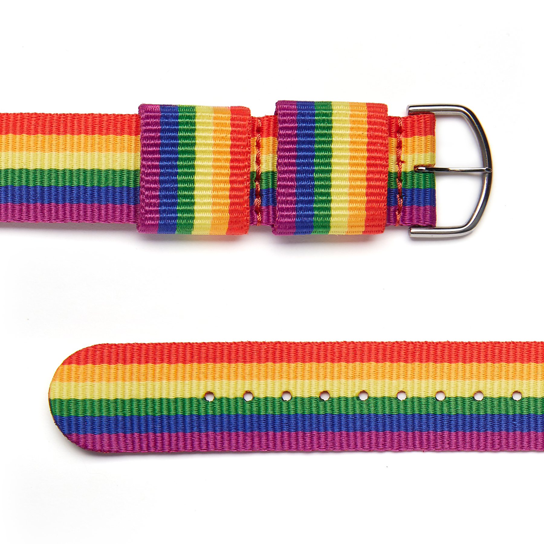 Copenhagen Rainbow Eco-Fabric Pull-Through Strap