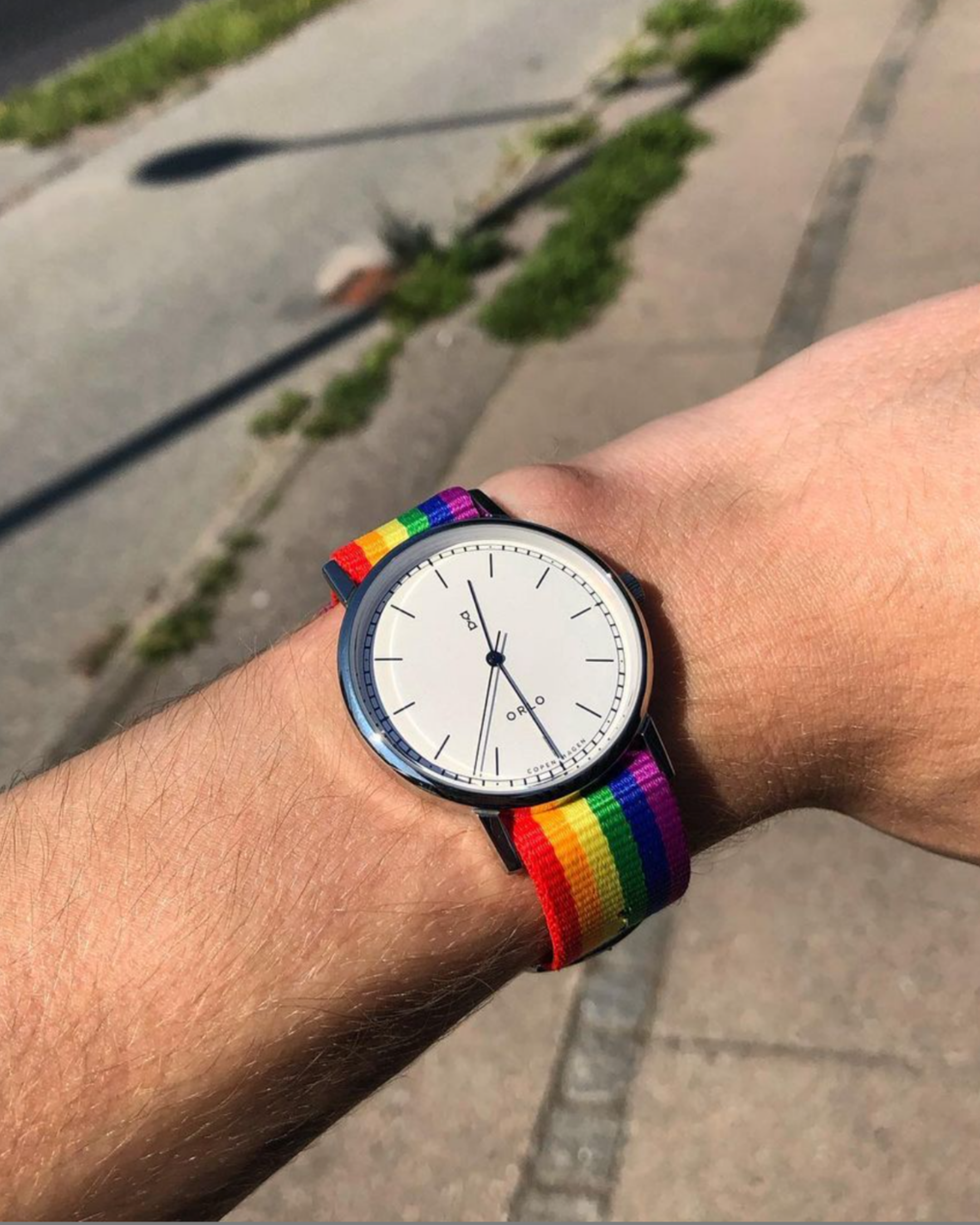 Copenhagen Silver White Rainbow